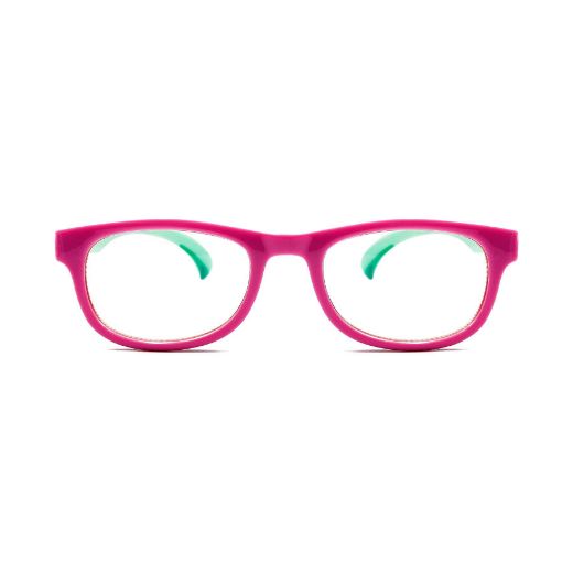 Picture of Specs Rectangle Frame Kids Screen Glasses - Pink/Green