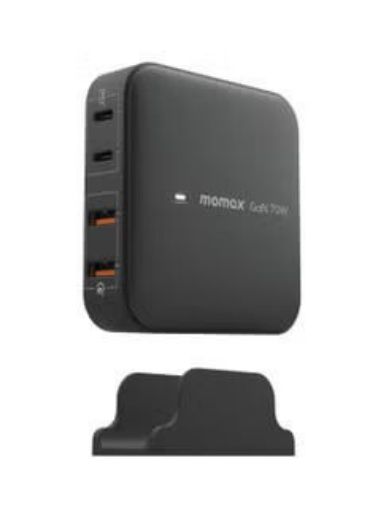 Picture of Momax OnePlug 70W 4 Ports Desktop Charger - Black