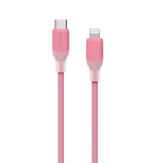 Picture of Momax Link USB-C to Lightning Cable Support 35W 1.2M - Pink