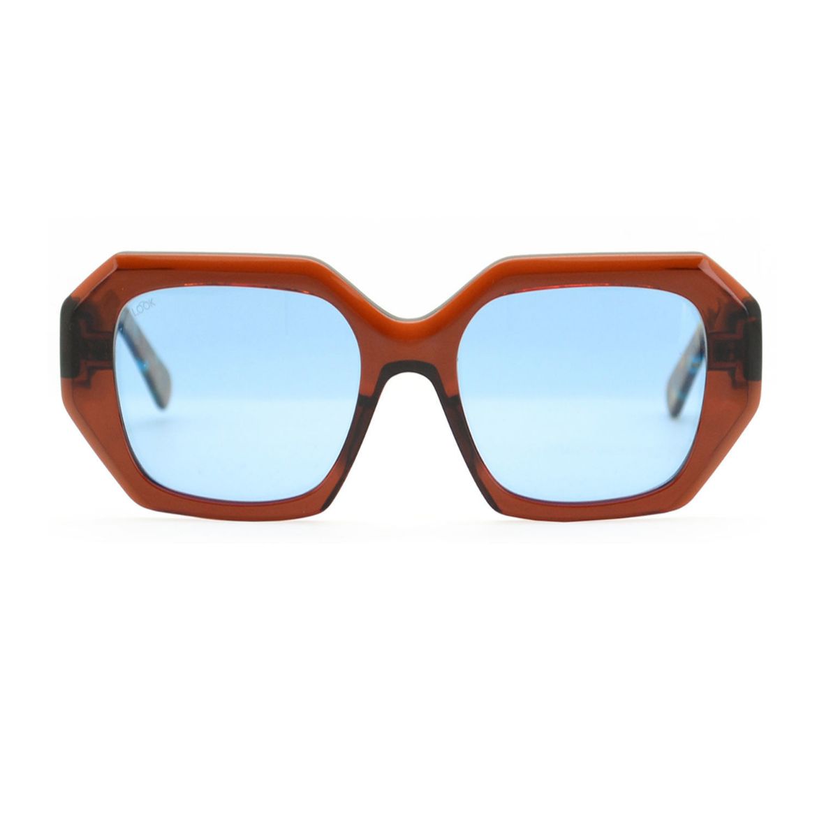 Picture of Looklight Salvia Unisex Sunglass - Jelly Brown Multicolor