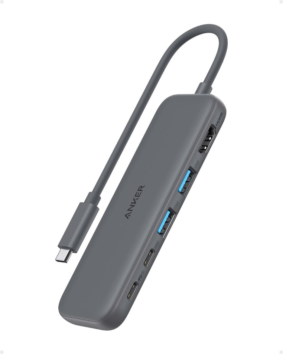 Picture of Anker 332 USB-C Hub (5-in-1) - Black