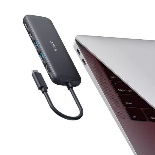 Picture of Anker 332 USB-C Hub (5-in-1) - Black