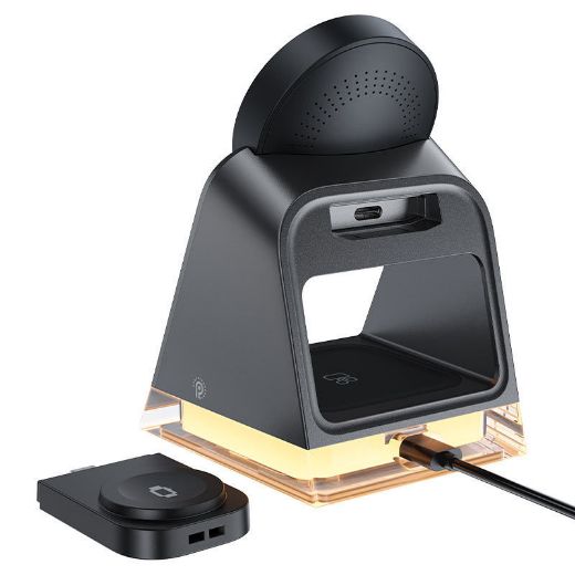 Picture of AceFast 3in1 Desktop Wireless Charging Holder - Black