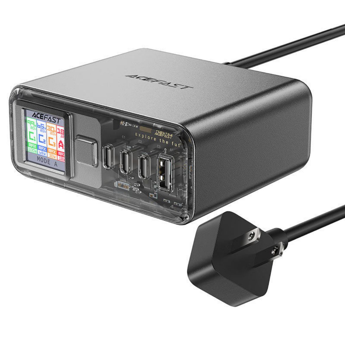 Picture of AceFast 218W GaN Desktop Charging - Space Gray