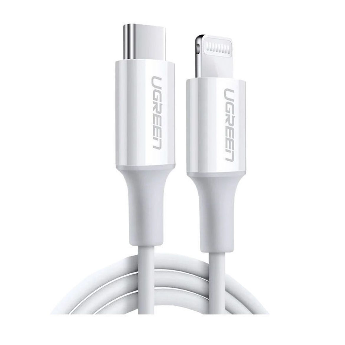 Picture of Ugreen USB-C to Lightning Nickel Plating ABS Shell Cable 1.5M - White