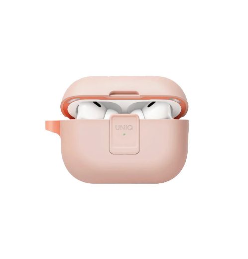 Picture of Uniq Clyde Gen Lock Case for Airpods Pro 2nd Gen - Light Pink/Crepe pink