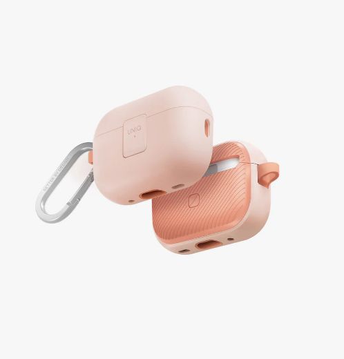 Picture of Uniq Clyde Gen Lock Case for Airpods Pro 2nd Gen - Light Pink/Crepe pink